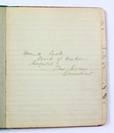 Board of Lady Visitors Meeting Minutes, 1889-1893 by General Hospital Society of Connecticut