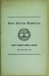 New Haven Hospital Eighty-Second Annual Report for the Year 1908 by New Haven Hospital