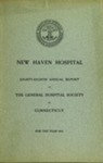 New Haven Hospital Eighty-Eighth Annual Report of the General Hospital Society of Connecticut for the Year 1915