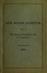 New Haven Hospital Report of the General Hospital Society of Connecticut Year Ending June 30 1925