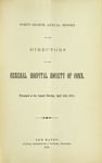Forty-Eighth Annual Report of the Directors of the General Hospital Society of Connecticut