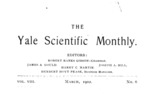 Yale Scientific Magazine; Volume VIII, Number 6