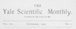 Yale Scientific Magazine; Volume XII, Number 2
