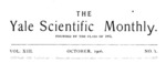 Yale Scientific Magazine; Volume XIII, Number 1