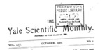 Yale Scientific Magazine; Volume XIV, Number 1