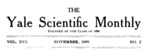 Yale Scientific Magazine; Volume XVI, Number 2